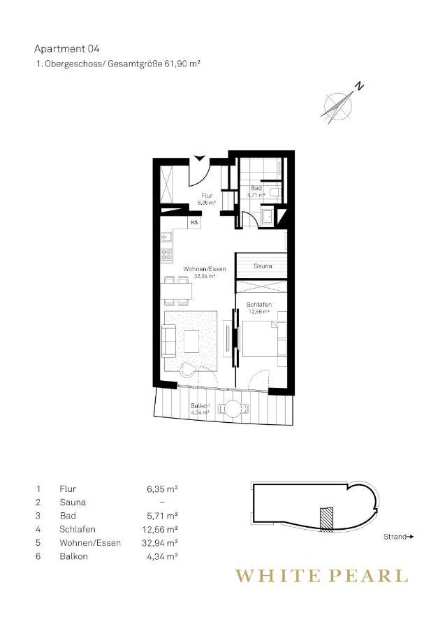 White Pearl Apartment 1.04 Timmendorfer Strand Exterior photo